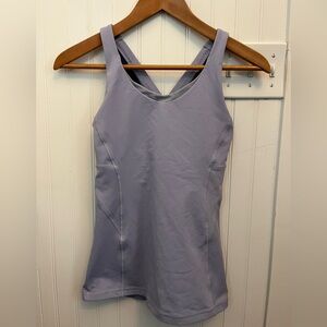 Lululemon Lavender/purple two tone Women's Tank Top Size 4 very good conditions